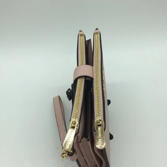 MICHAEL KORS LG DOUBLE ZIP WRISTLET BLOSSOM - Picture 9 of 16